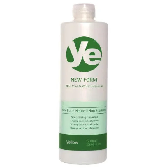 New Form Aloe Vera Wheat Germ Oil Neutralizing Shampoo 500ml - Yellow