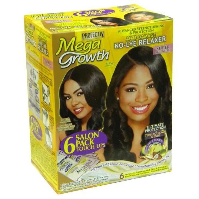 Profectiv Mega Growth No-Lye Relaxer 6 Value Pack Super Strength