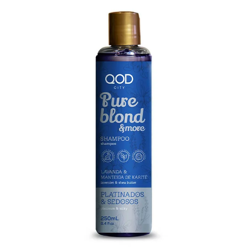 Pure Blond & More Shampoo Lavender Shea Butter Hair Treatment 250ml - QOD