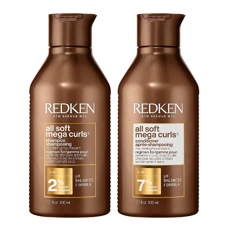 Redken All Soft Mega Curls Shampoo and Conditioner Duo - 10oz ($52 Value)