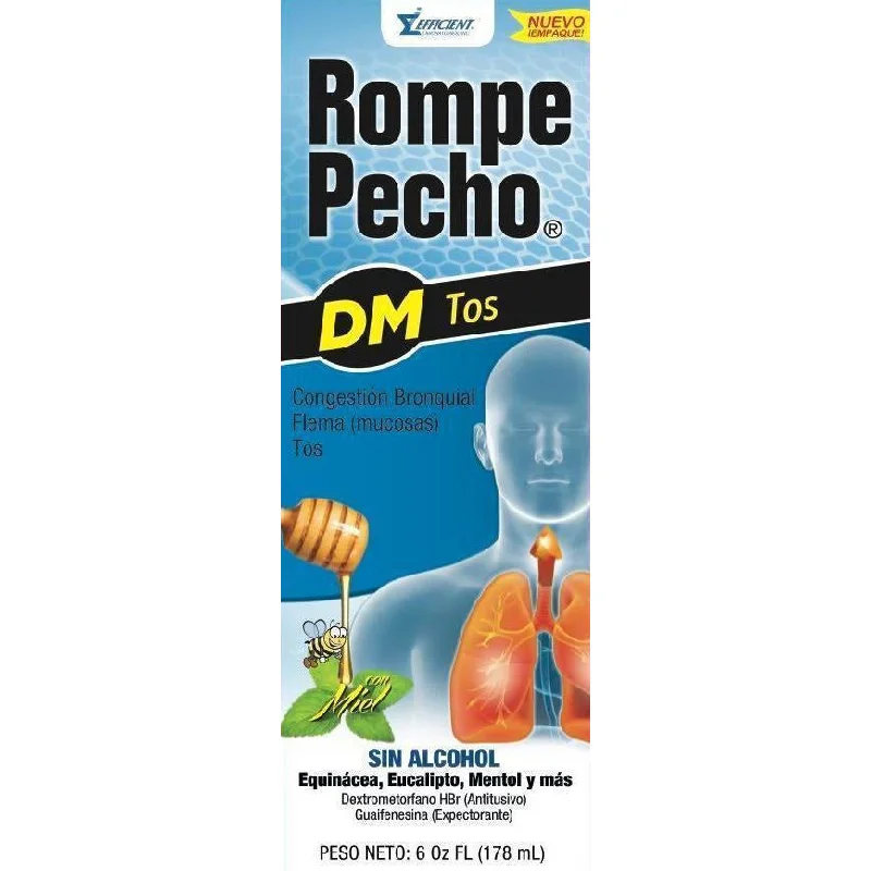 Rompe Pecho Dm-Cough Syrup 6 Oz