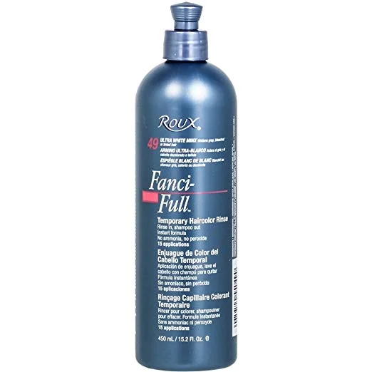 Roux Fanci-Full Rinse 49 Ultra White Minx – 15.2 oz