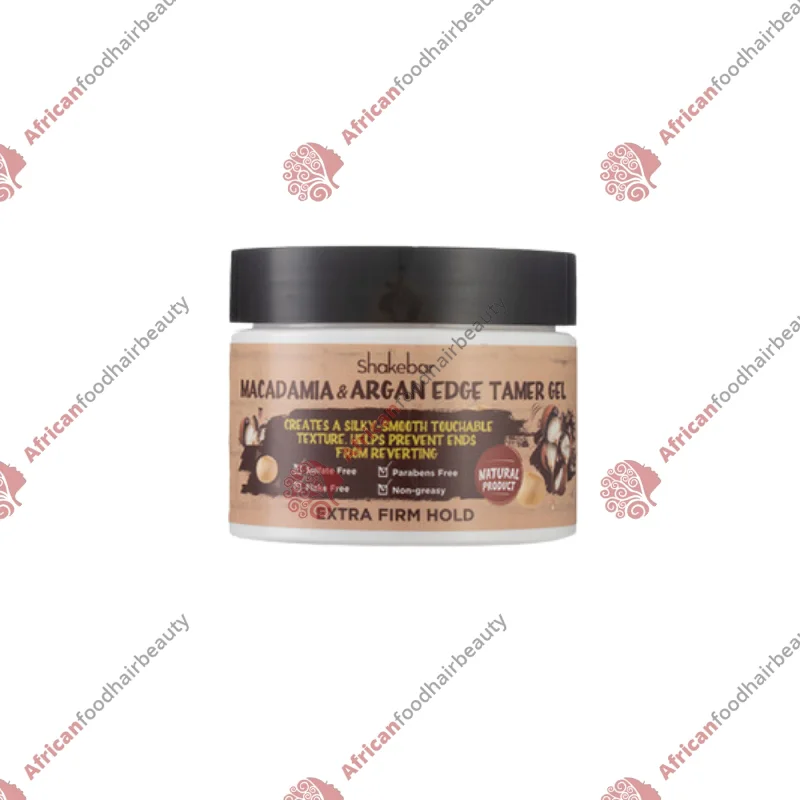 Shakebar macadamia & argan edge tamer gel 3oz