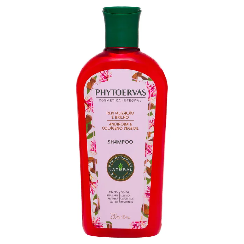 Phytoervas Shampoo Revitalization and Glow Andiroba and Vegetable Collagen 250ml