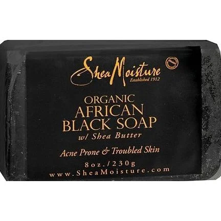 Shea Moisture African Black Soap With Shea Butter 8 Oz