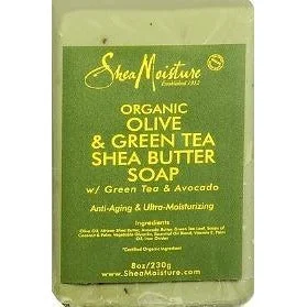 Shea Moisture Olive&Green Tea Raw Shea Soap 8 Oz