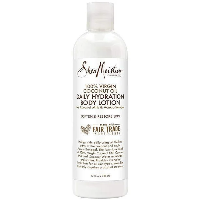 Shea Moisture Virgin Coconut Oil Daily Hydration Body Lotion, 13 Ounce