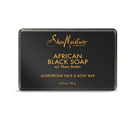 Sheamoisture African Black Soap Acne Prone Face & Body Bar 3.5 Oz.