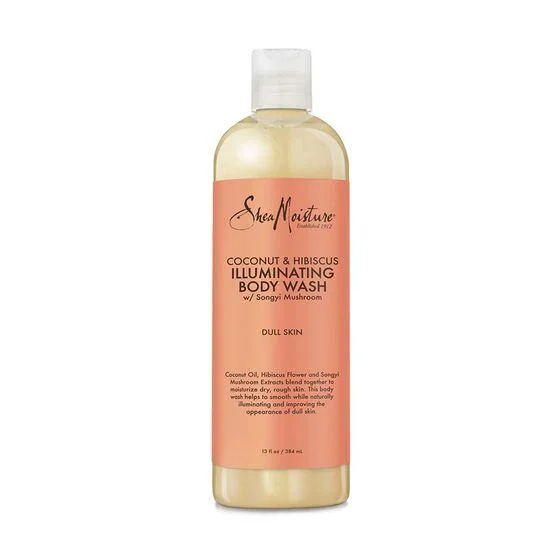 Sheamoisture Coconut & Hibiscus Illuminating Body Wash, 13 Ounce