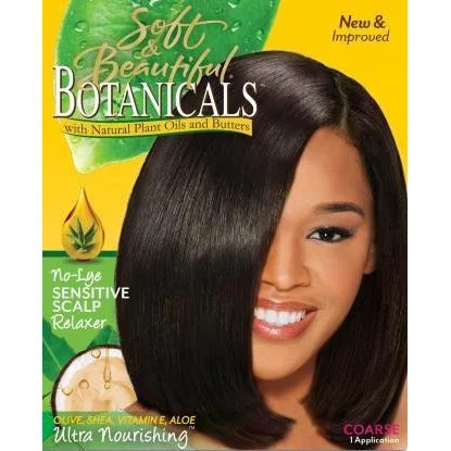 Soft & Beautiful Botanicals No-Lye Sensitive Scalp Relaxer Coarse 1 Application