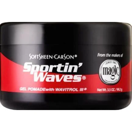 Sportin Wave Pomade Black 3.5Oz