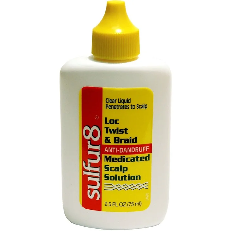 Sulfur 8 Loc Twist & Braid Anti-Dandruff Scalp Solution - 2.5Oz