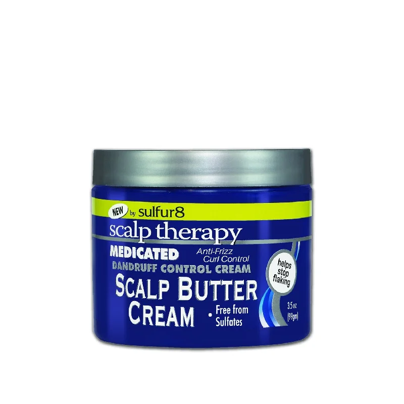 Sulfur 8 Scalp Therapy Medicated Dandruff Control Scalp Butter Cream 3.5 Oz